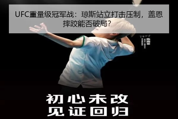 UFC重量级冠军战：琼斯站立打击压制，盖恩摔跤能否破局？